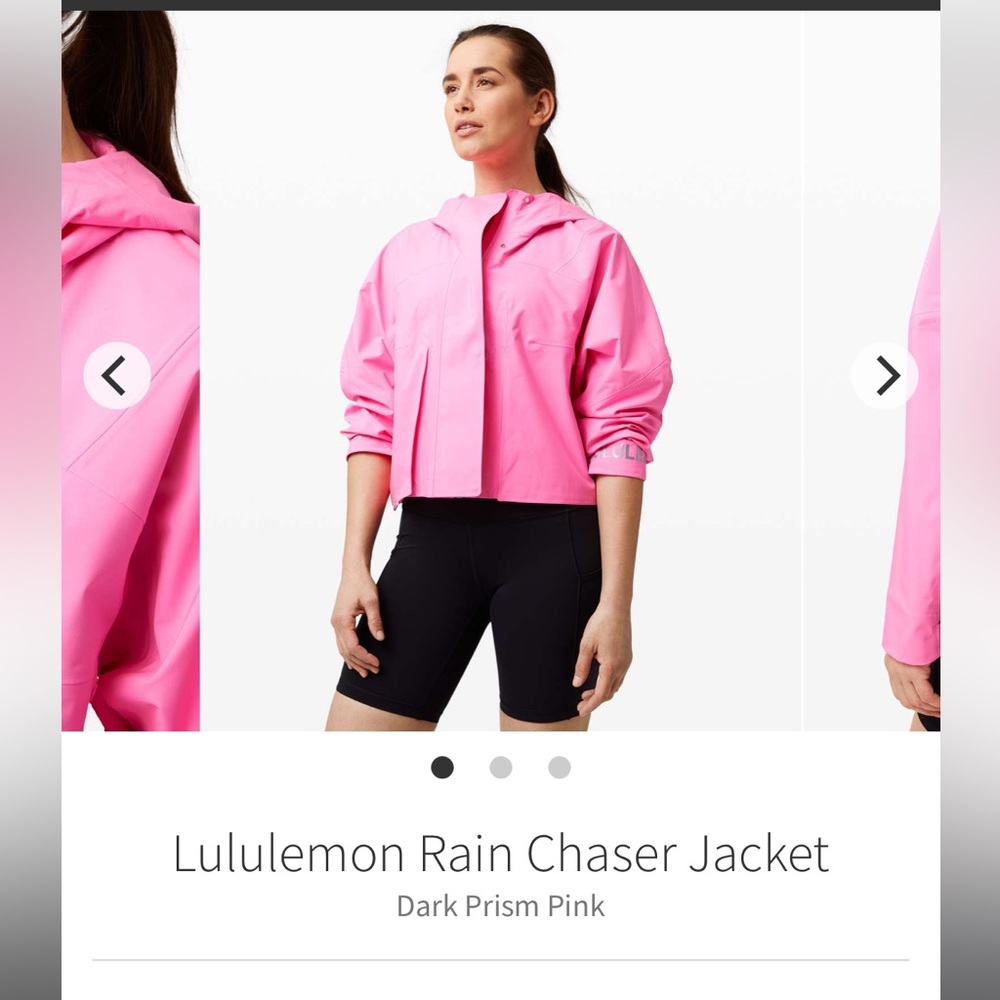 Lululemon rain chaser jacket